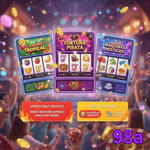 Ilustração de Explore as melhores promoções na 98a para jogabilidade única